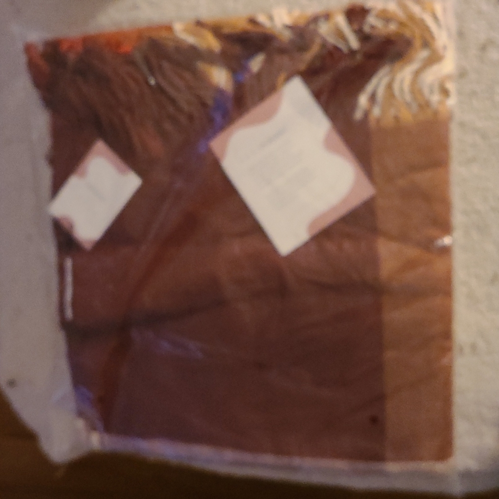 Woven poncho